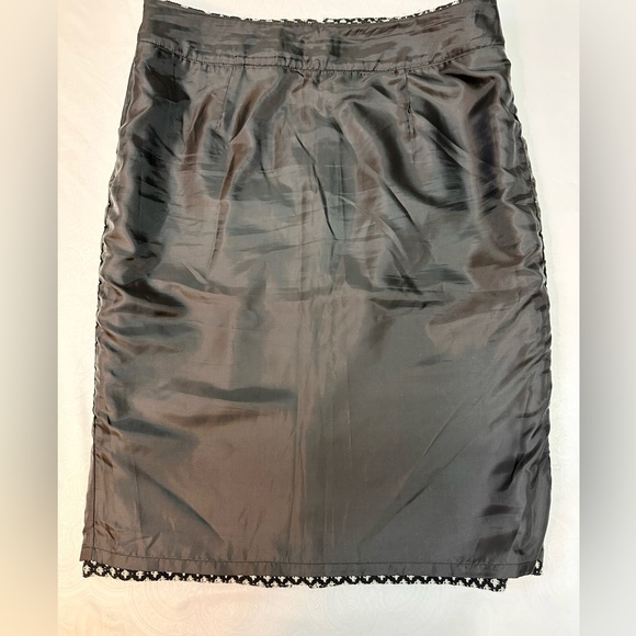 Charter Club Black and White A-Line Skirt - Picture 8 of 11